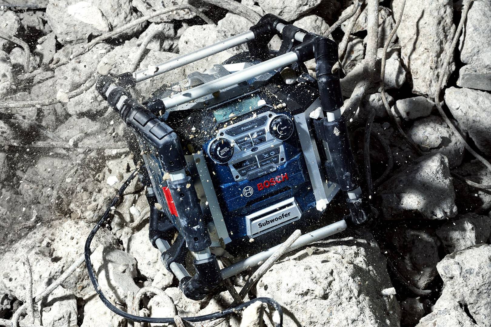 When the beat drops: watch builder's radios fly through the air in the ultimate drop test