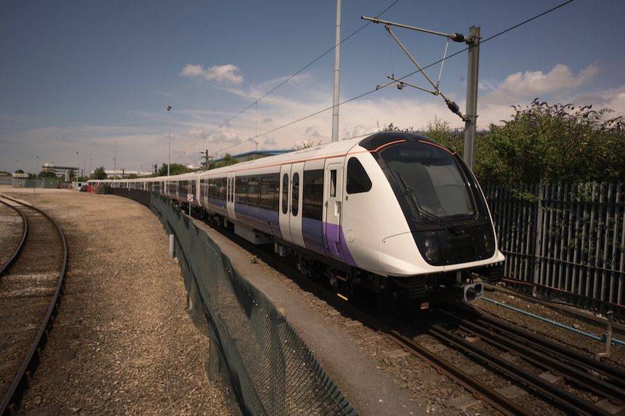 TFL's futuristic Elizabeth Line trains take to the tracks