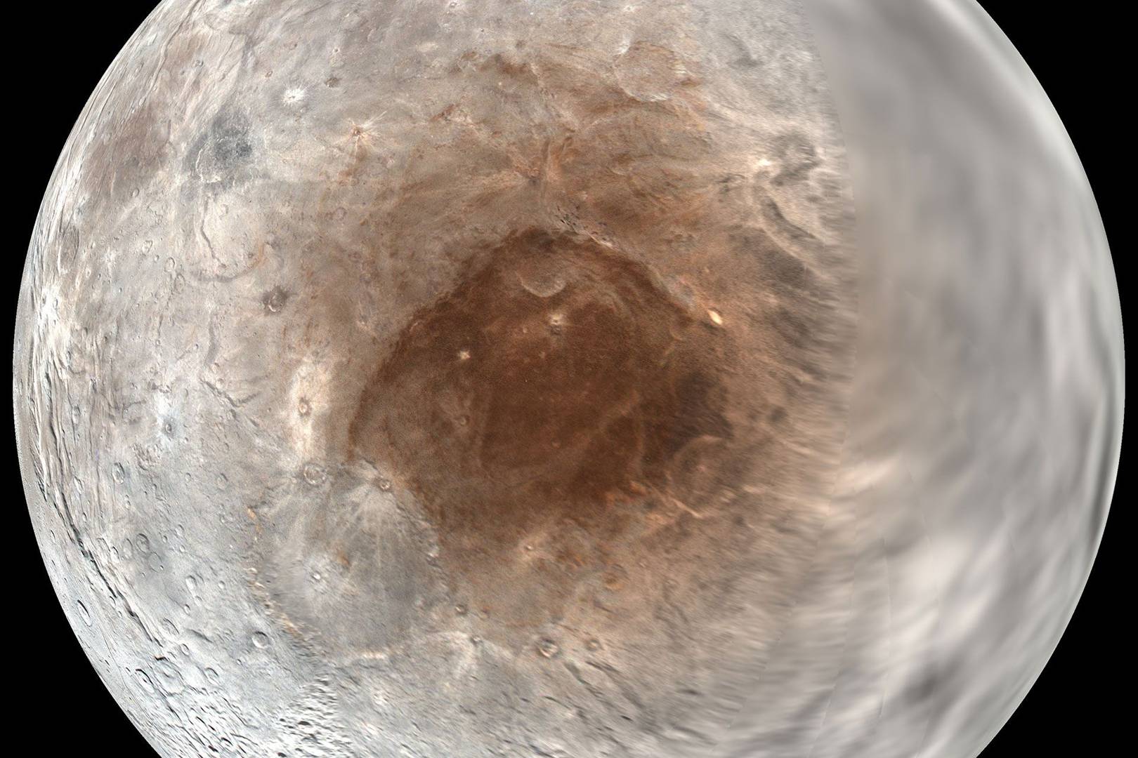 Solving the mystery of why Pluto's largest moon has a 'red cap'