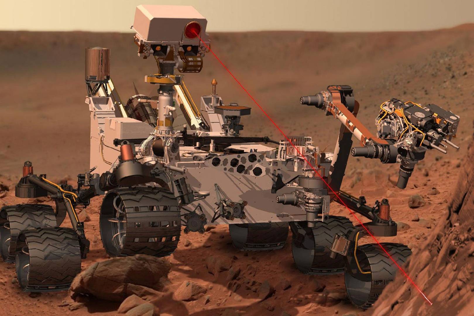 Nasa's Curiosity Rover can now fire its laser at will