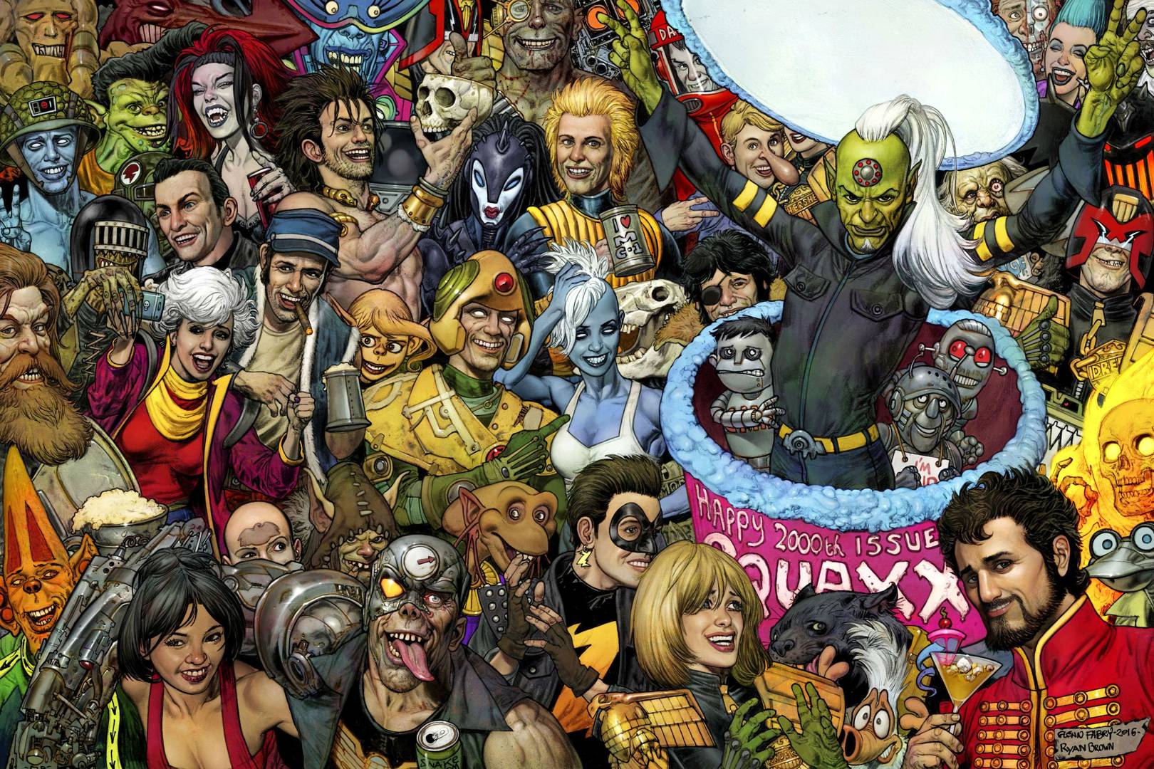 2000 AD makes comics history with anniversary 2000th issue