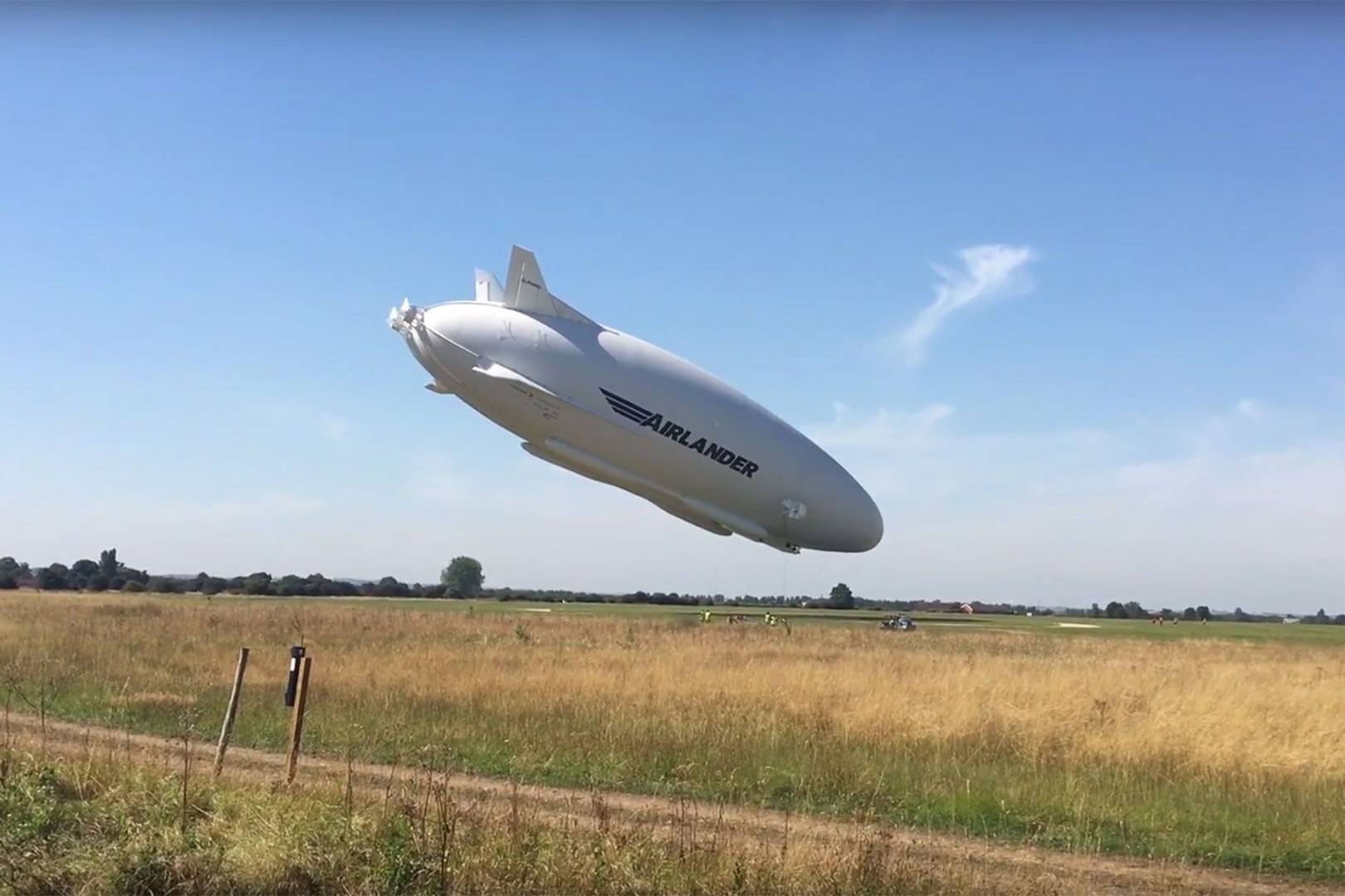 The Airlander 10 'flying bum' aircraft crashes on its second flight