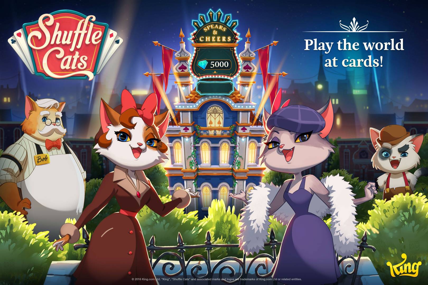 King launches Rummy-style multiplayer game Shuffle Cats