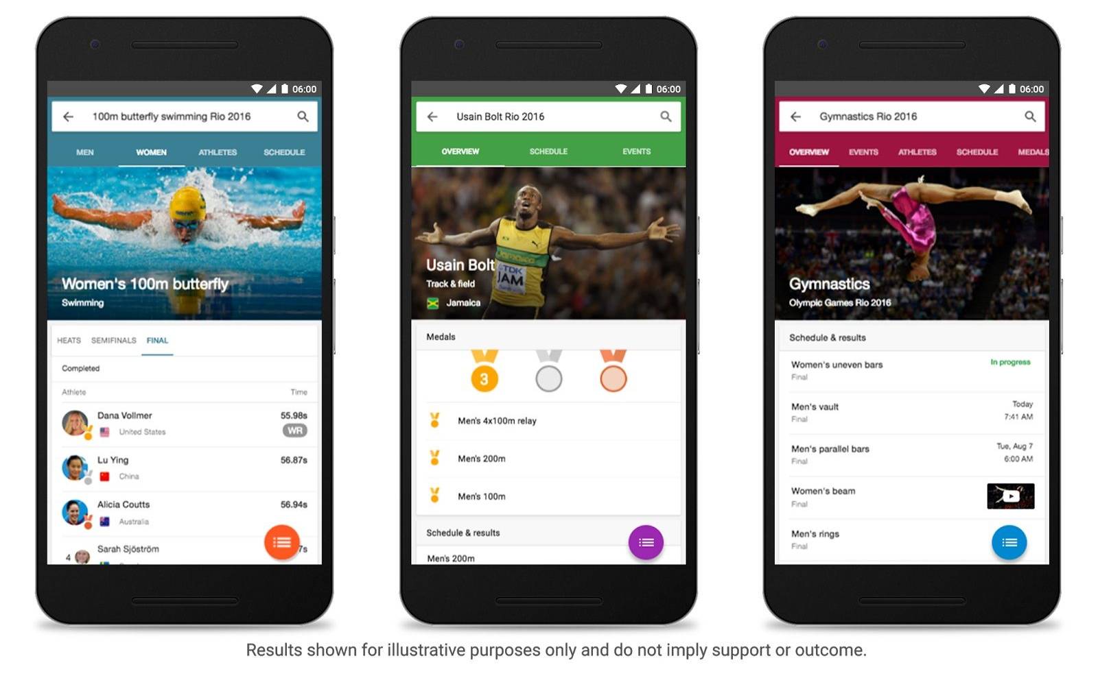 Google will show Olympics highlights in search results