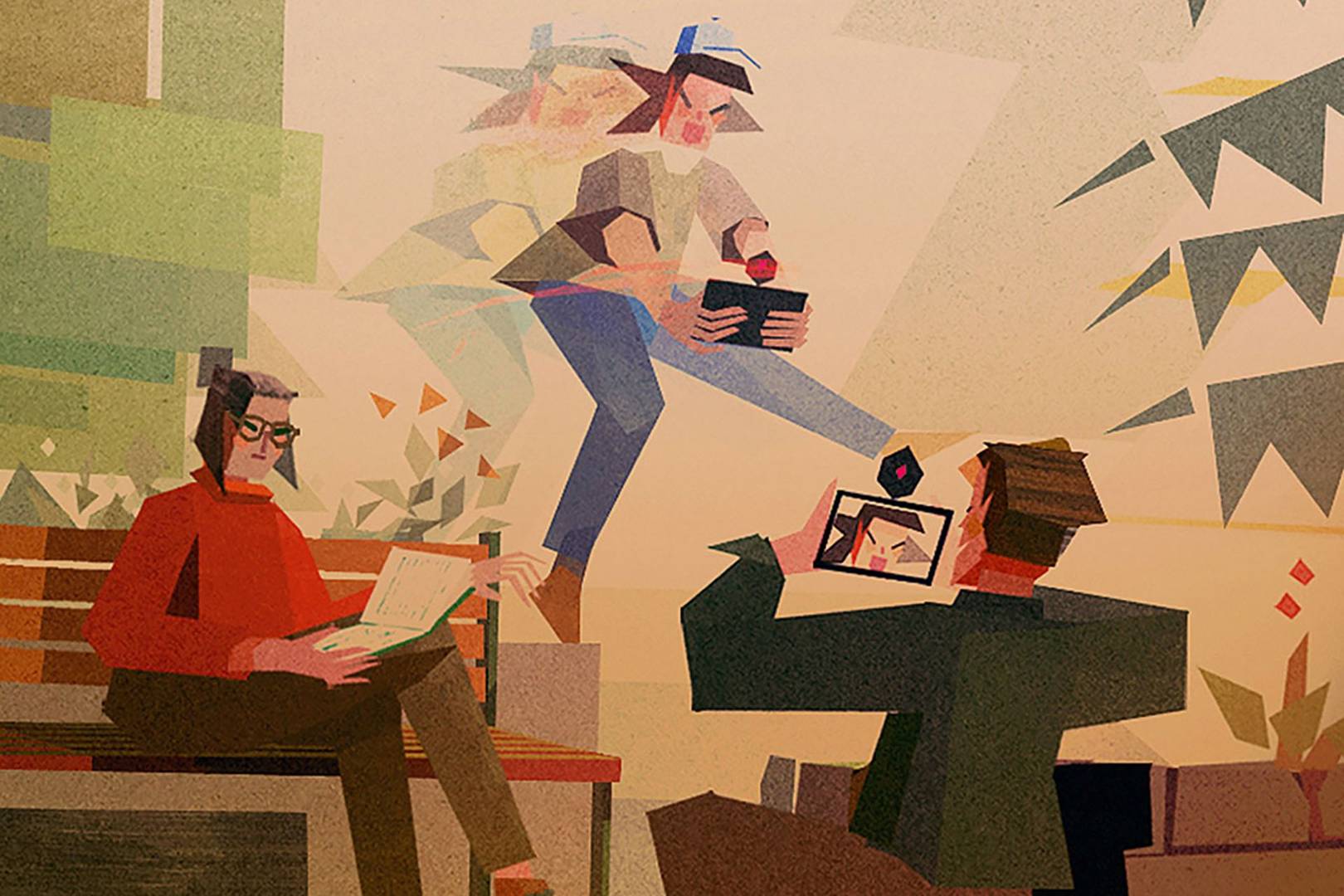 Father i.o is an MMO crossed with laser tag and Pokémon Go