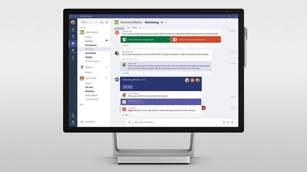 Microsoft Teams brings Slack-style messages to Office 365
