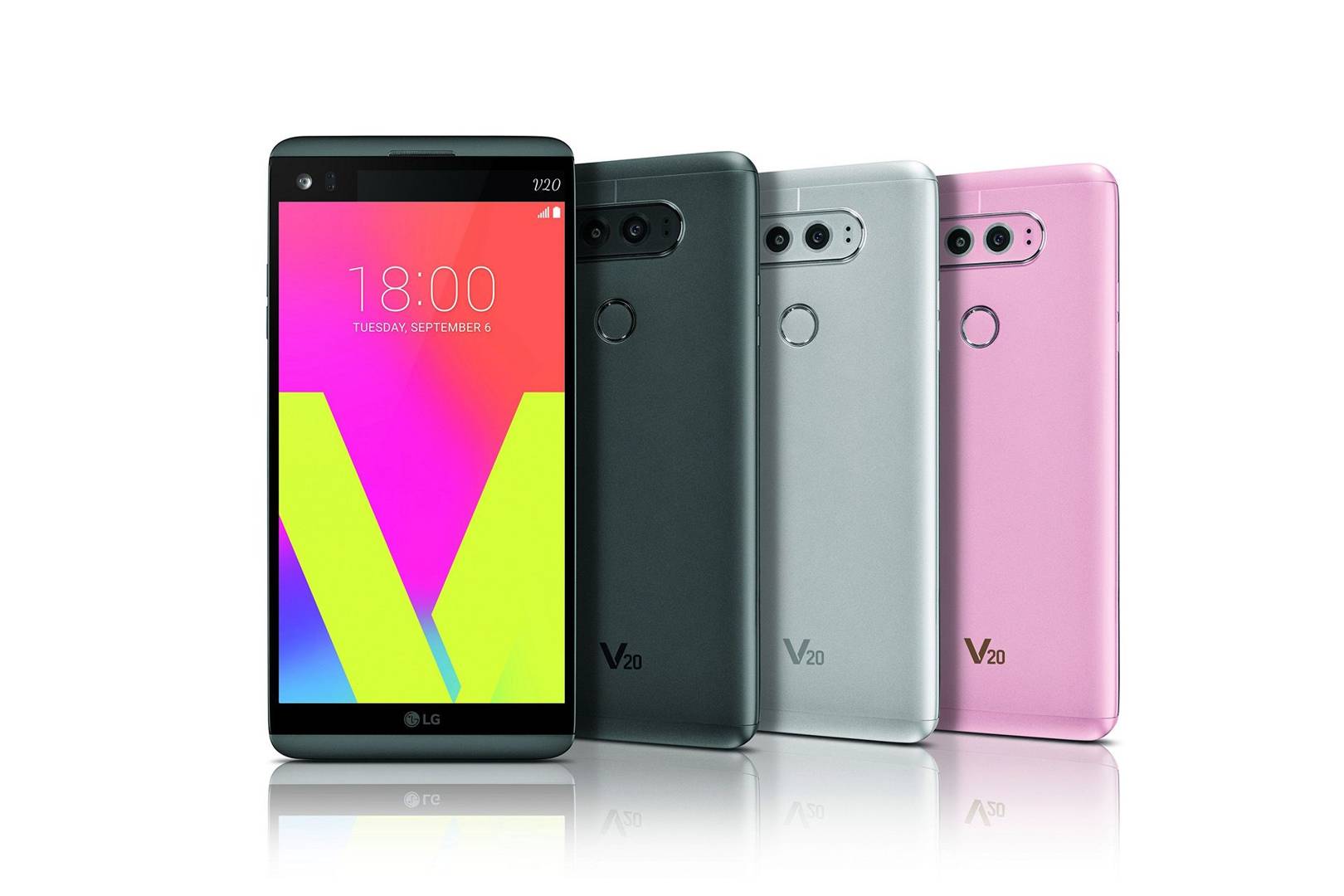 LG officially unveils its 5.7-inch V20 handset running Android Nougat