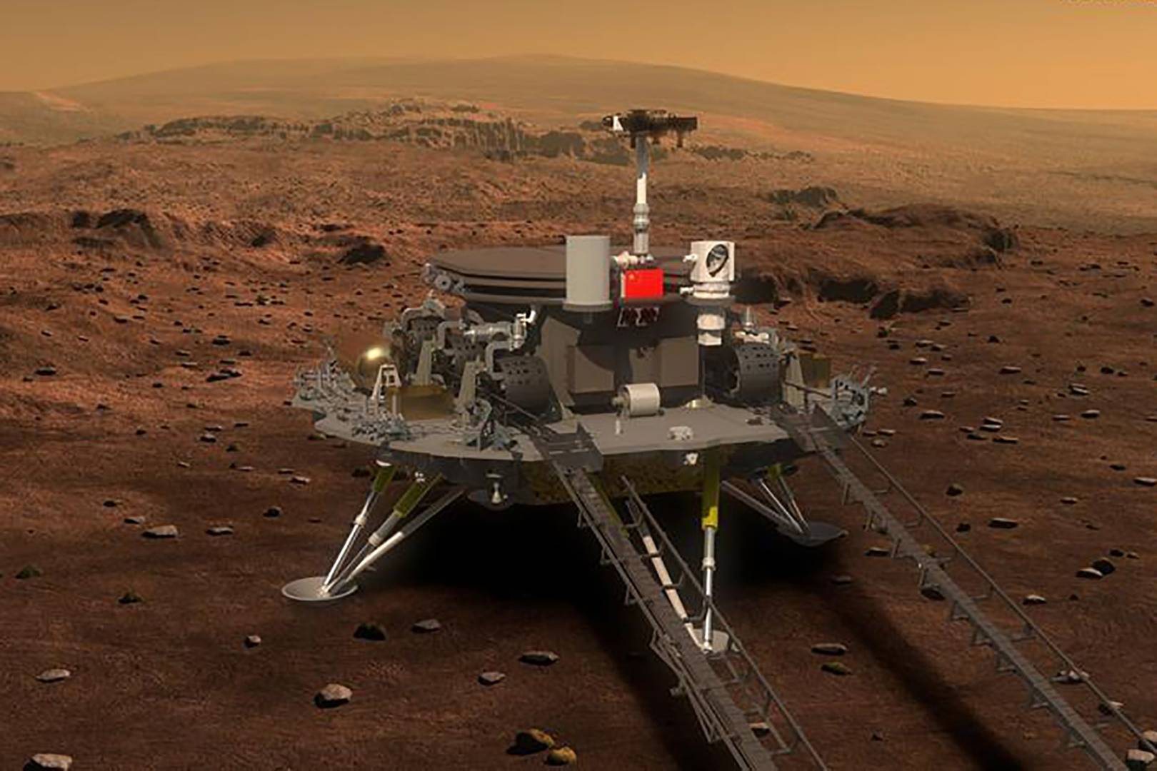China unveils the rover its sending to Mars in 2020