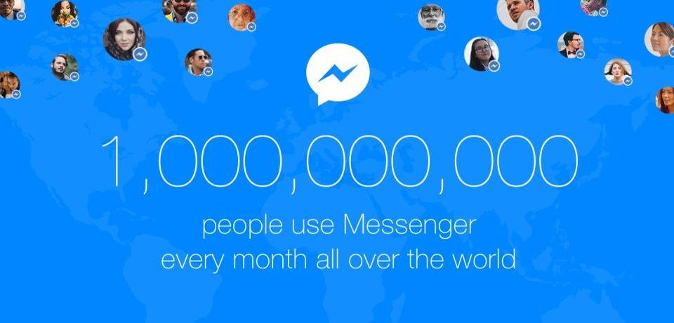 Facebook Messenger hits the 1 billion monthly users mark