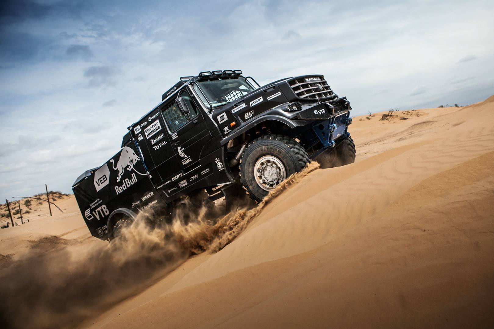 Unleashing the beast: Red Bull's Dakar Kamaz trucks in pictures