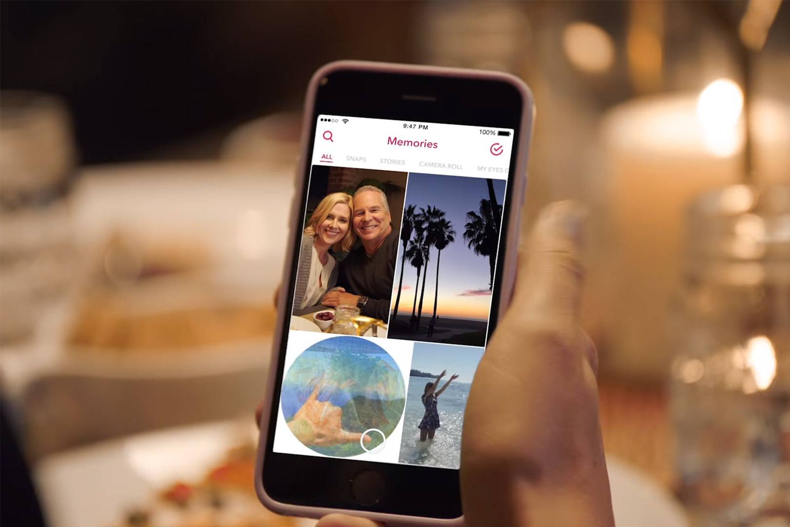 Snapchat remembers forever with new Memories feature