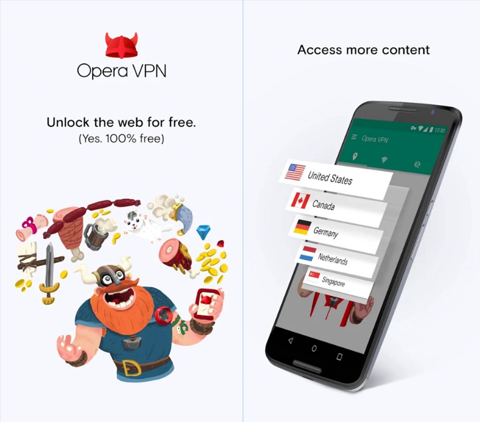 Opera's free VPN is now available on Android, iOS and desktop