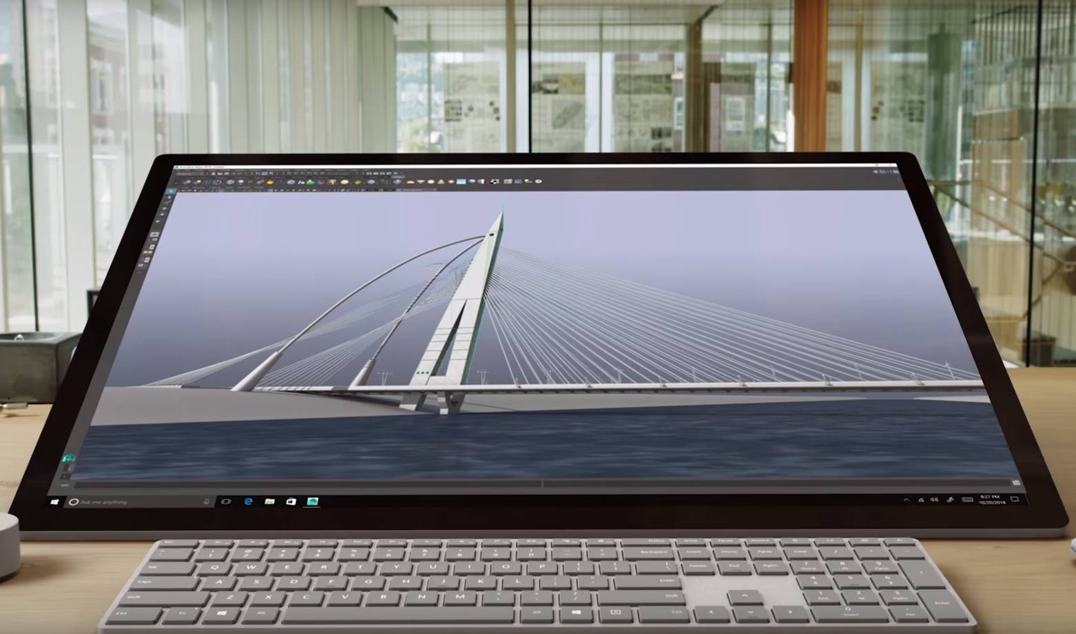 Microsoft unveils its folding desktop – the £2,500 Surface Studio