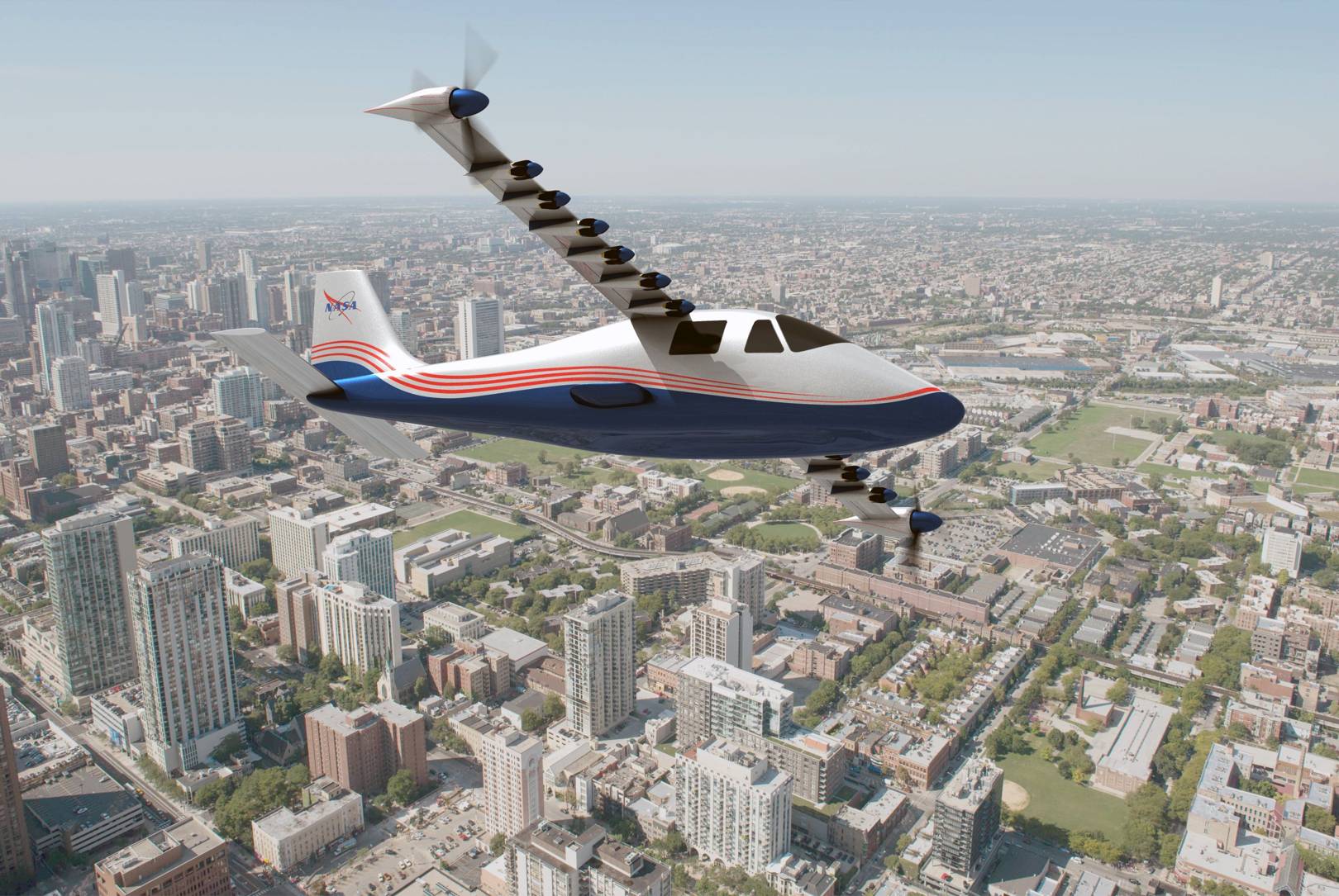 Nasa unveils plans to test a 14-motor 'Maxwell' X-Plane