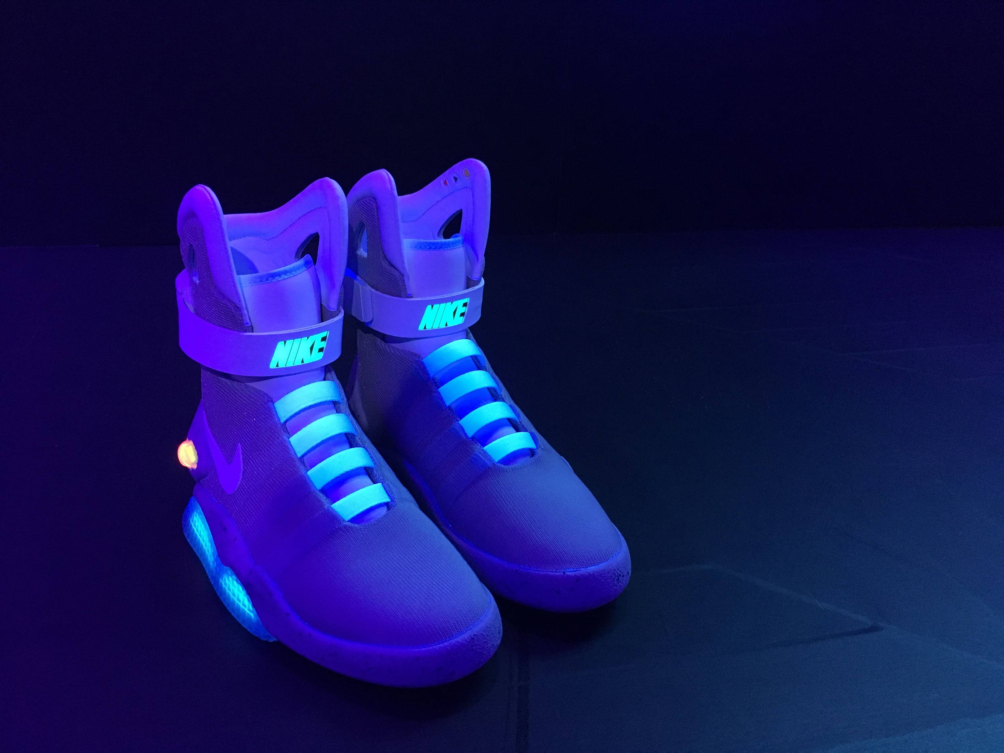 nike back to the future self lacing shoes price