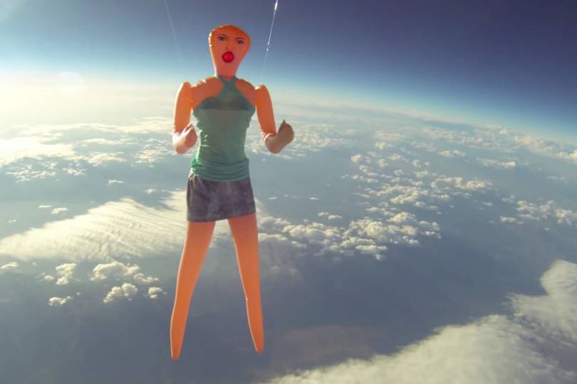 An Inflatable Sex Doll Called Missy Has Been Sent Into The Stratosphere 2188