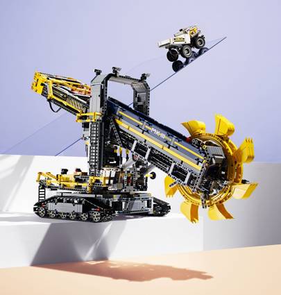 Bucket wheel excavator lego