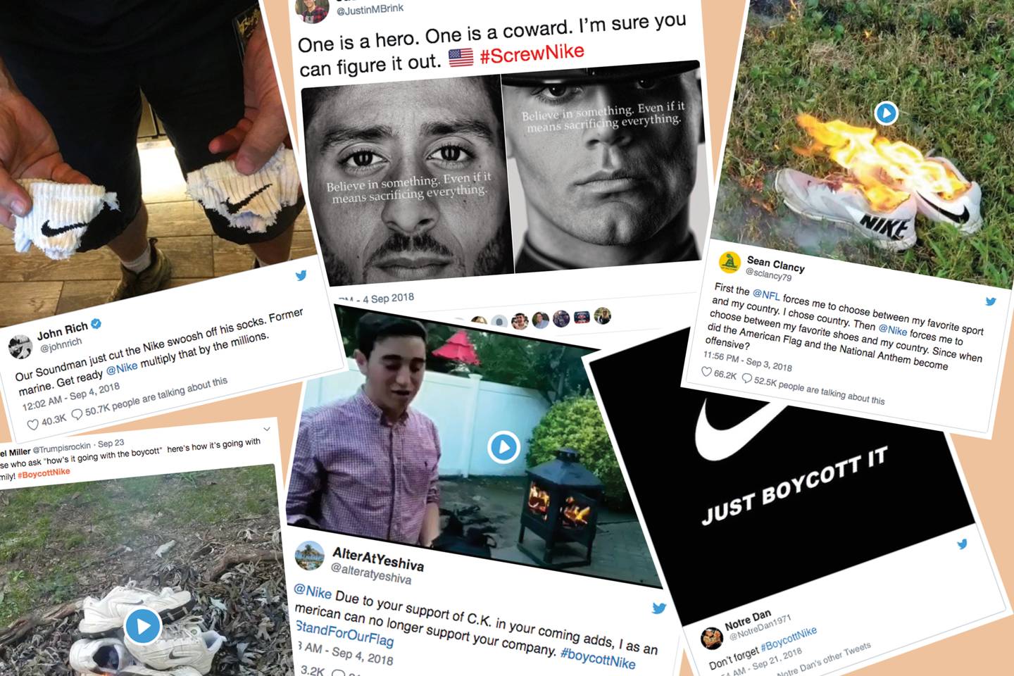 Here's proof that Russianbacked accounts pushed the Nike boycott