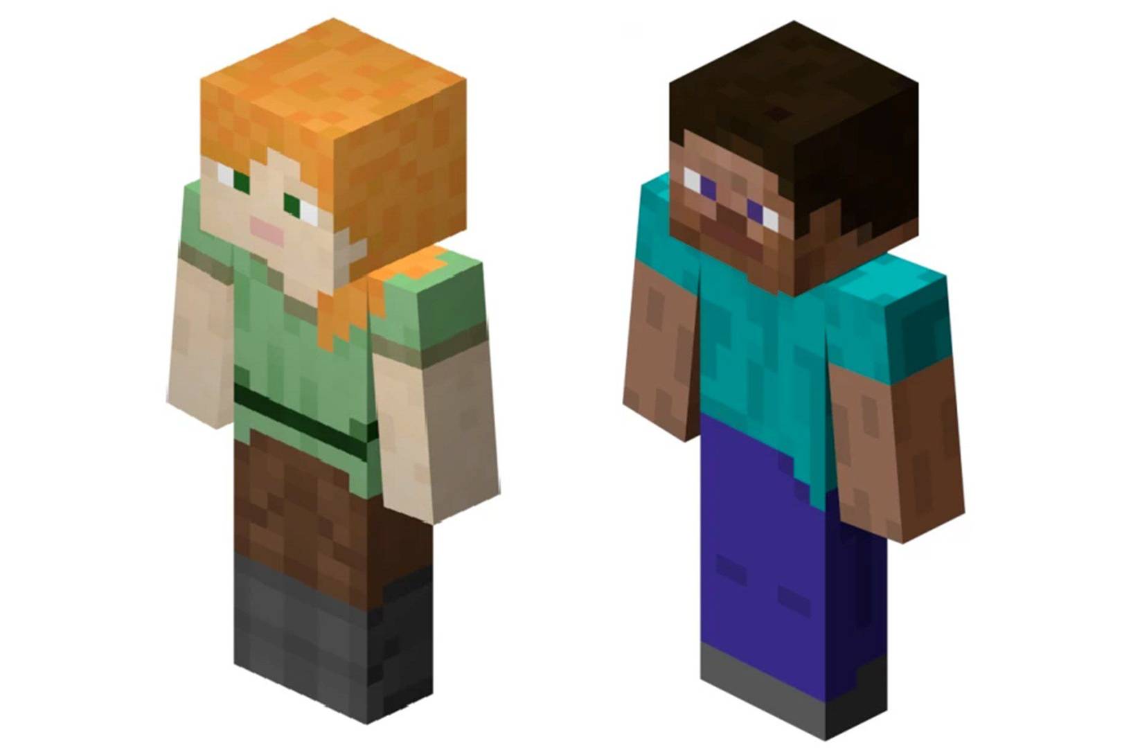 Minecraft Alex Skin Template