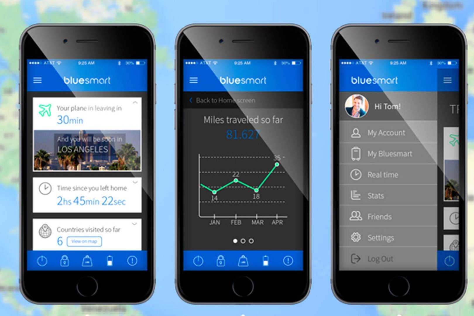 bluesmart luggage app