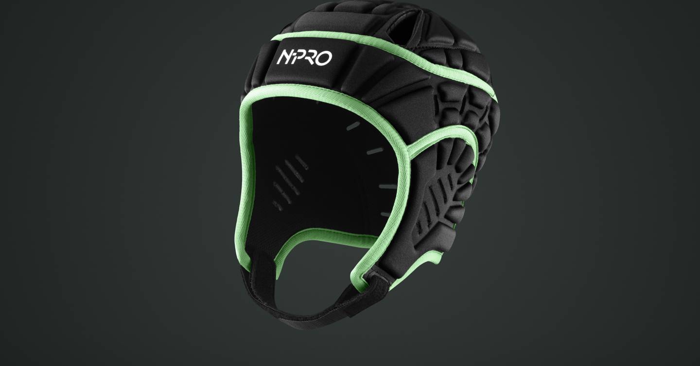 NPro's rugby headguard can protect rugby players from brain injuries