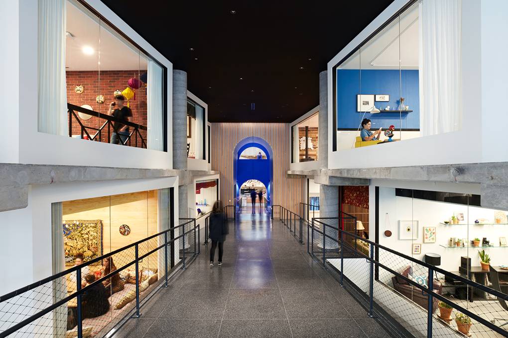 Airbnb's new offices: plywood castles and sky-high boats