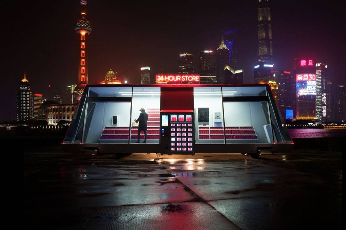 China now has an robo-grocery store that will drive to your door