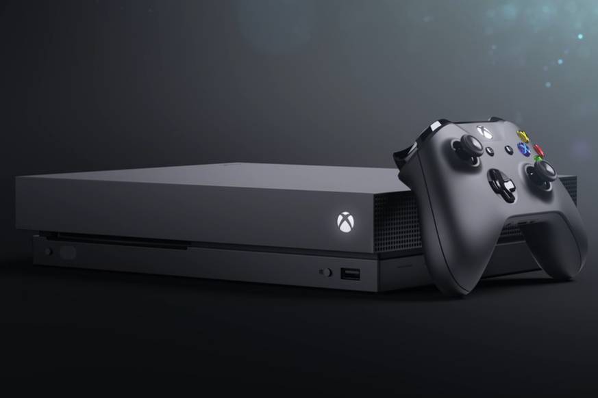 Microsoft unveils top-spec Xbox One X console