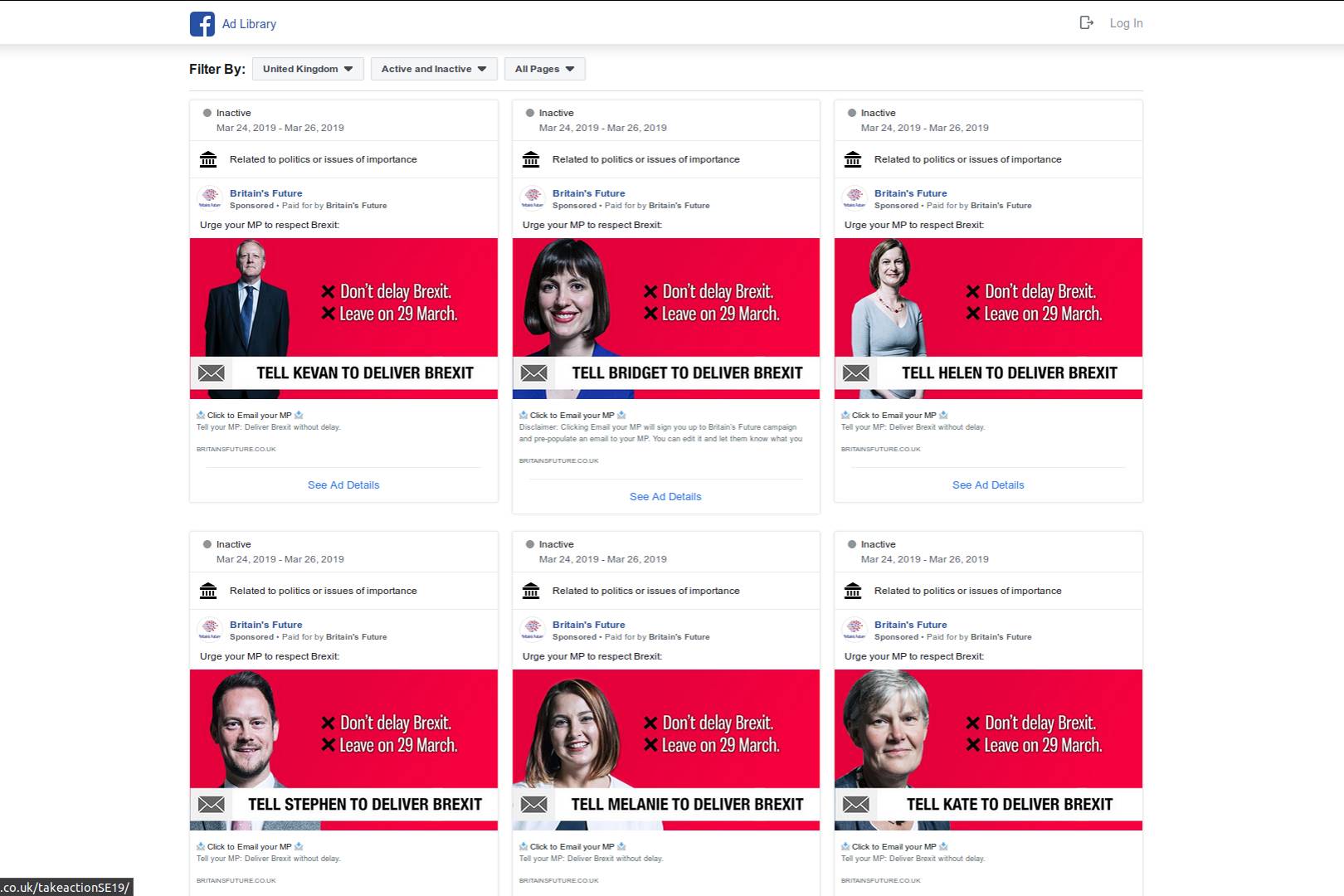 Thursday briefing: Multiple no-deal Brexit campaigns trace back to a single lobbying firm