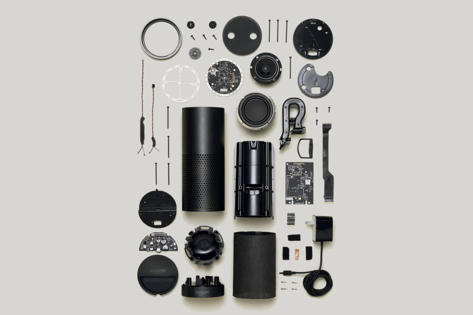 How do you make the Amazon Echo beautiful? Tear it into 50 pieces