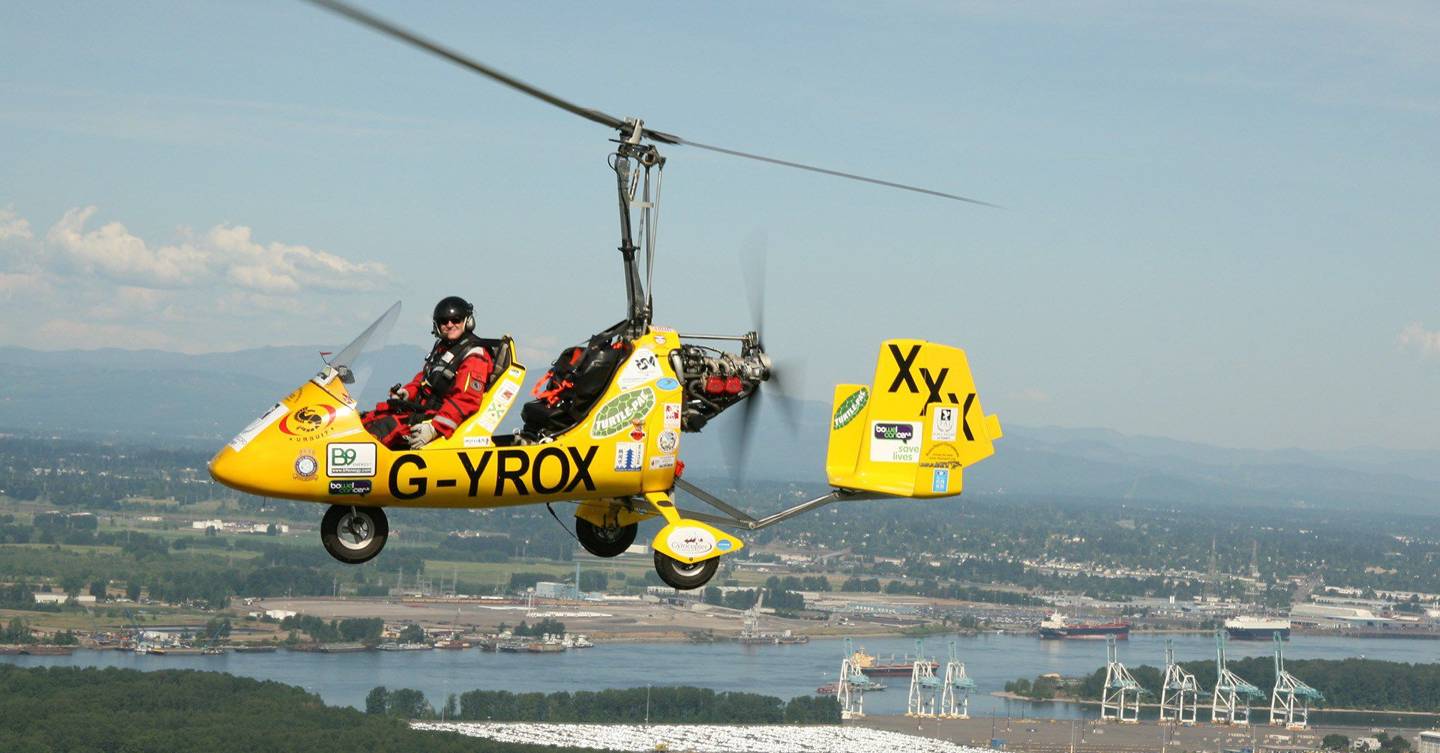 Gyrocopter man completes epic roundtheworld flight WIRED UK