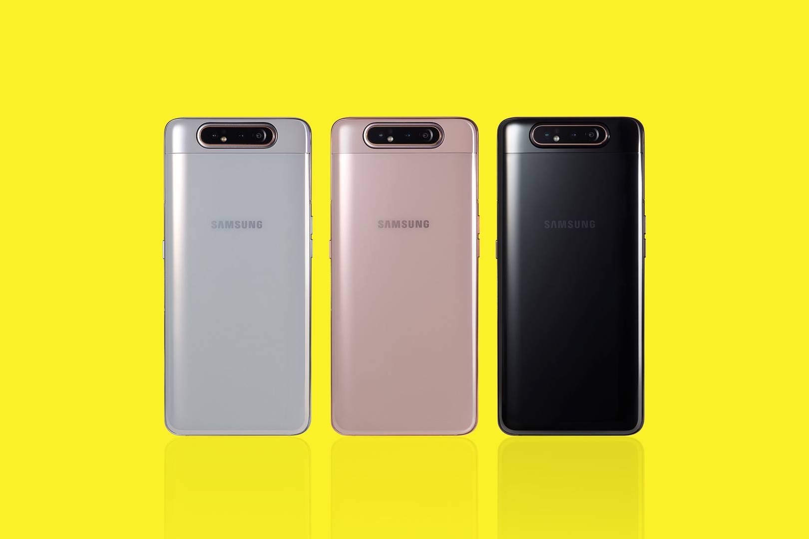 Samsung's Galaxy A80 has a slider camera that rotates for selfies
