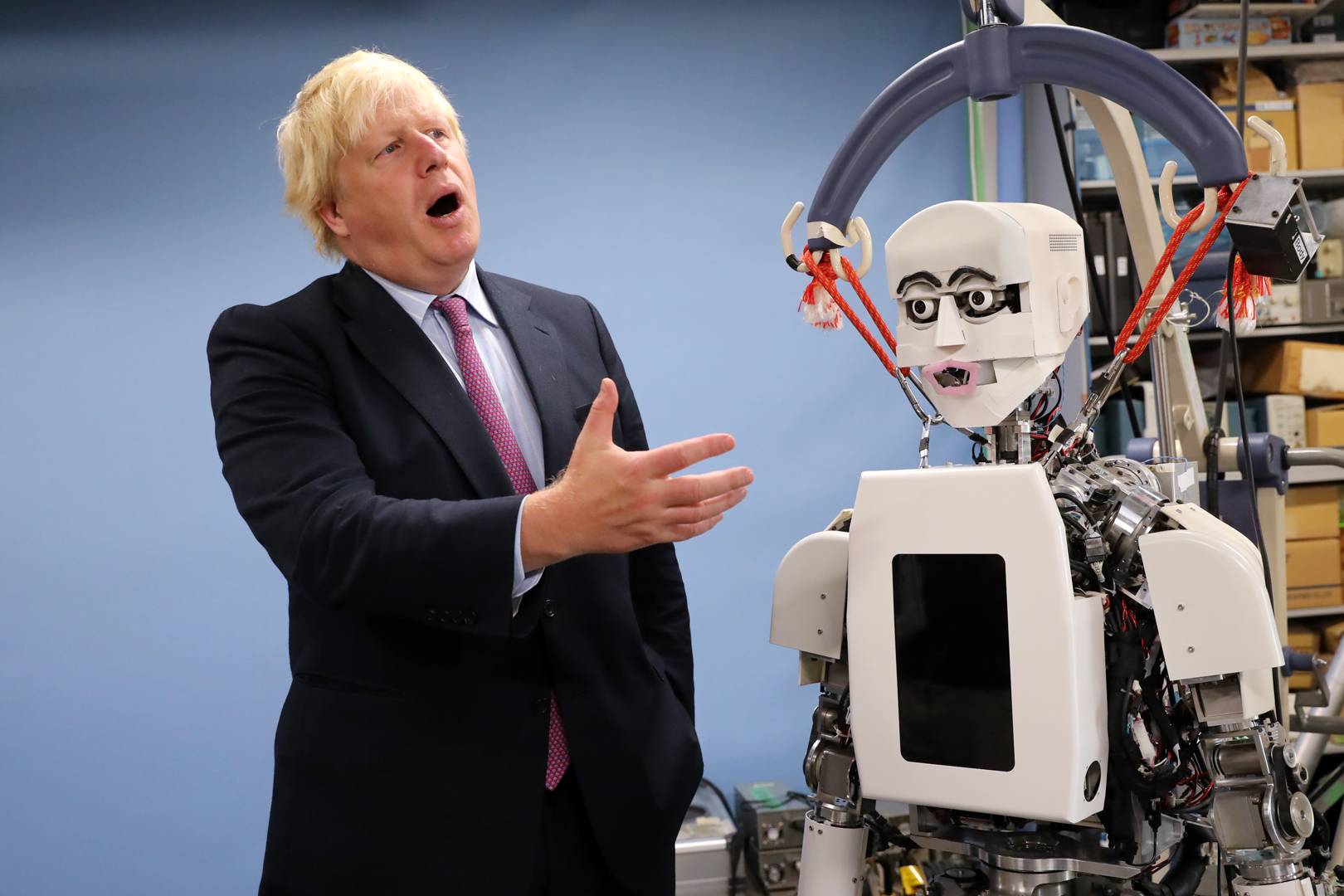 Boris Johnson has an alarming track record of technology stunts