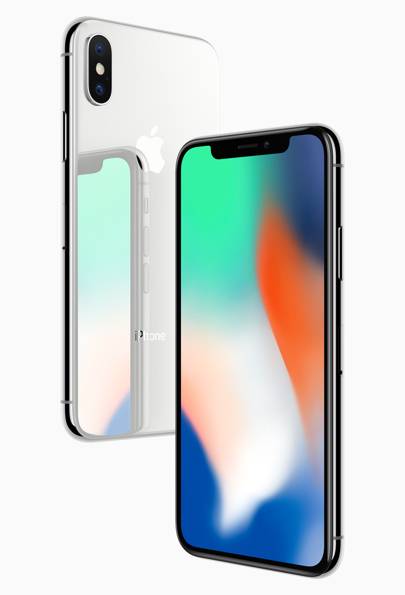 iPhone X front and rear