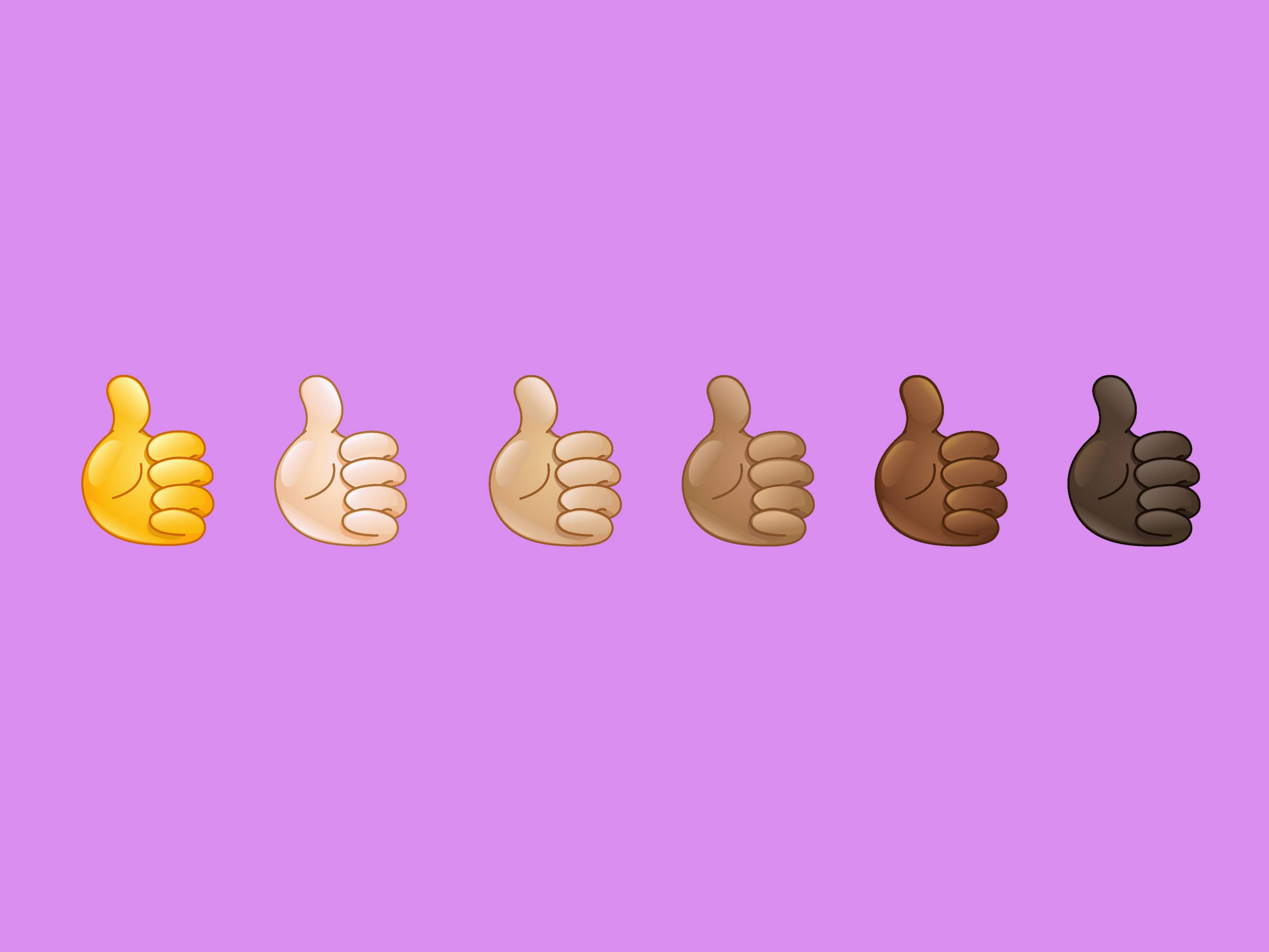 Thumbs Up Emoji Colors