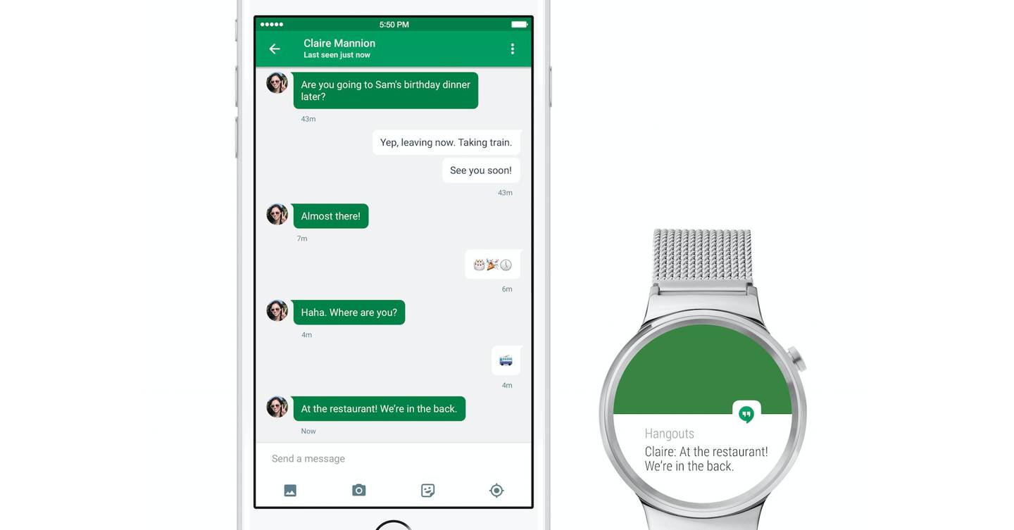 android wear line app