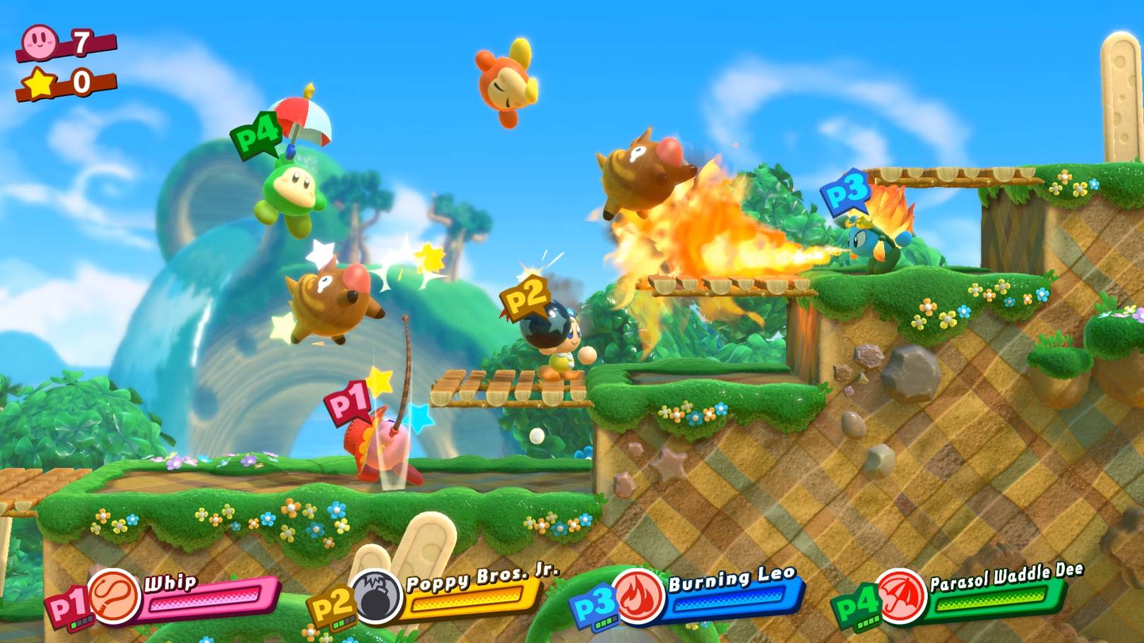 kirby clash switch local multiplayer
