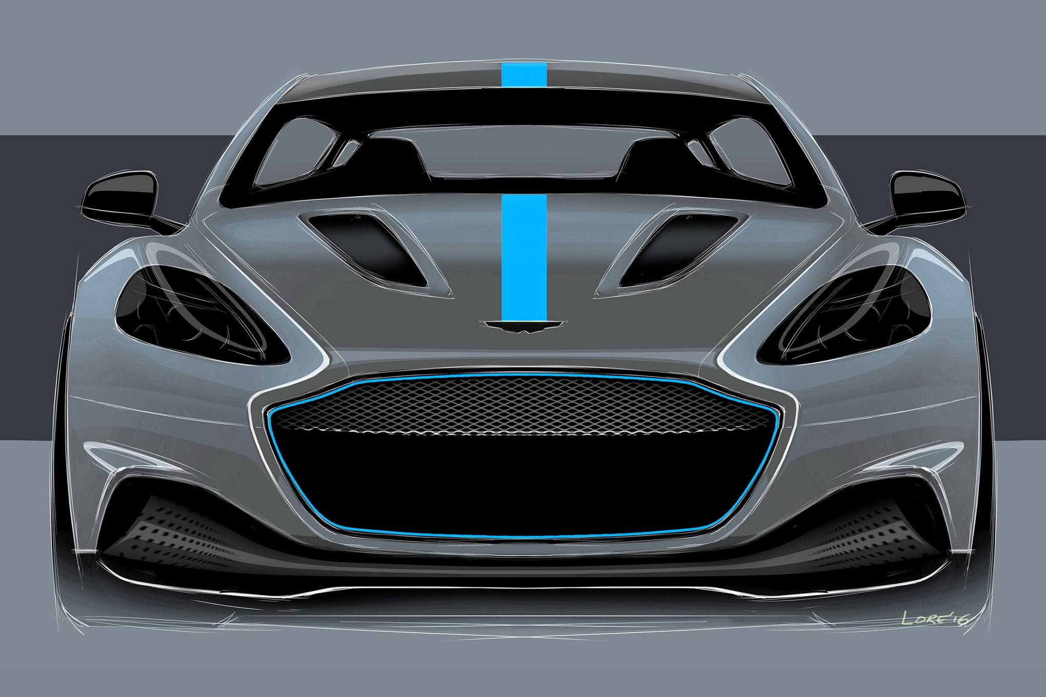 The Aston Martin RapidE is the British company's first allelectric car