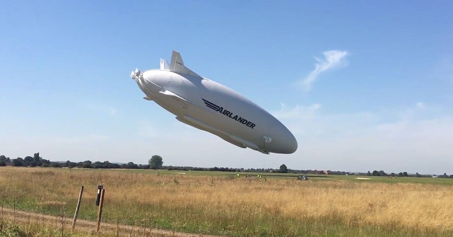 Airlander 10 update: 'flying bum' aircraft has new airbag-style feet ...