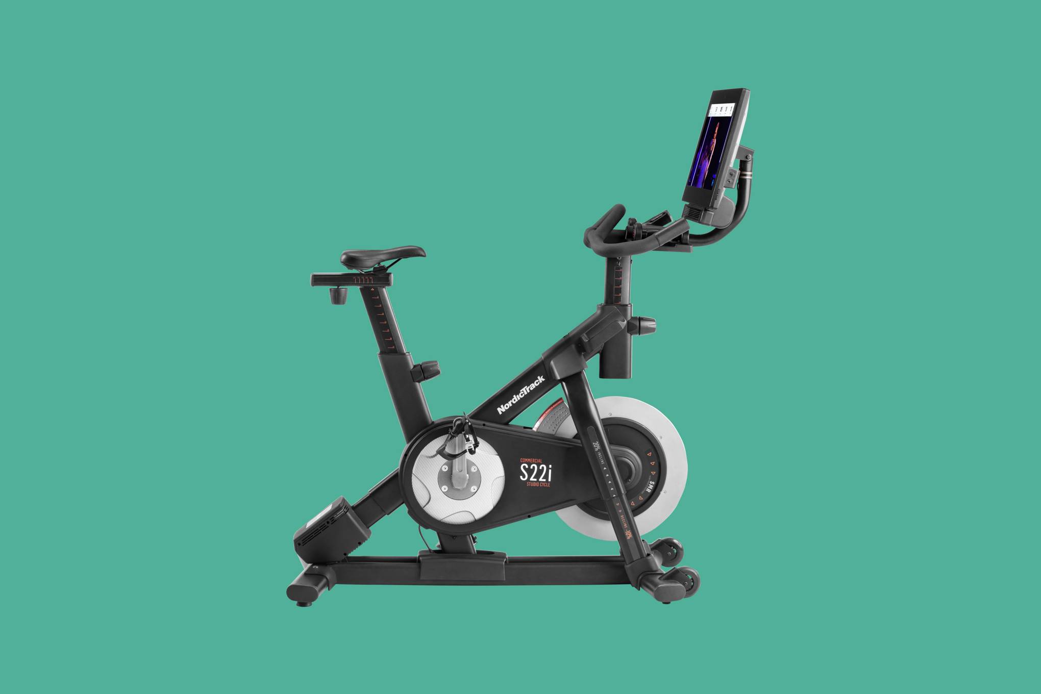 exercise bike with virtual screen uk