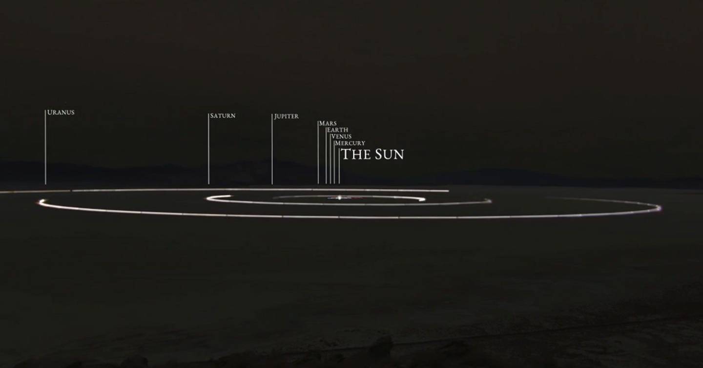 First toscale Solar System model built in seven miles of desert WIRED UK