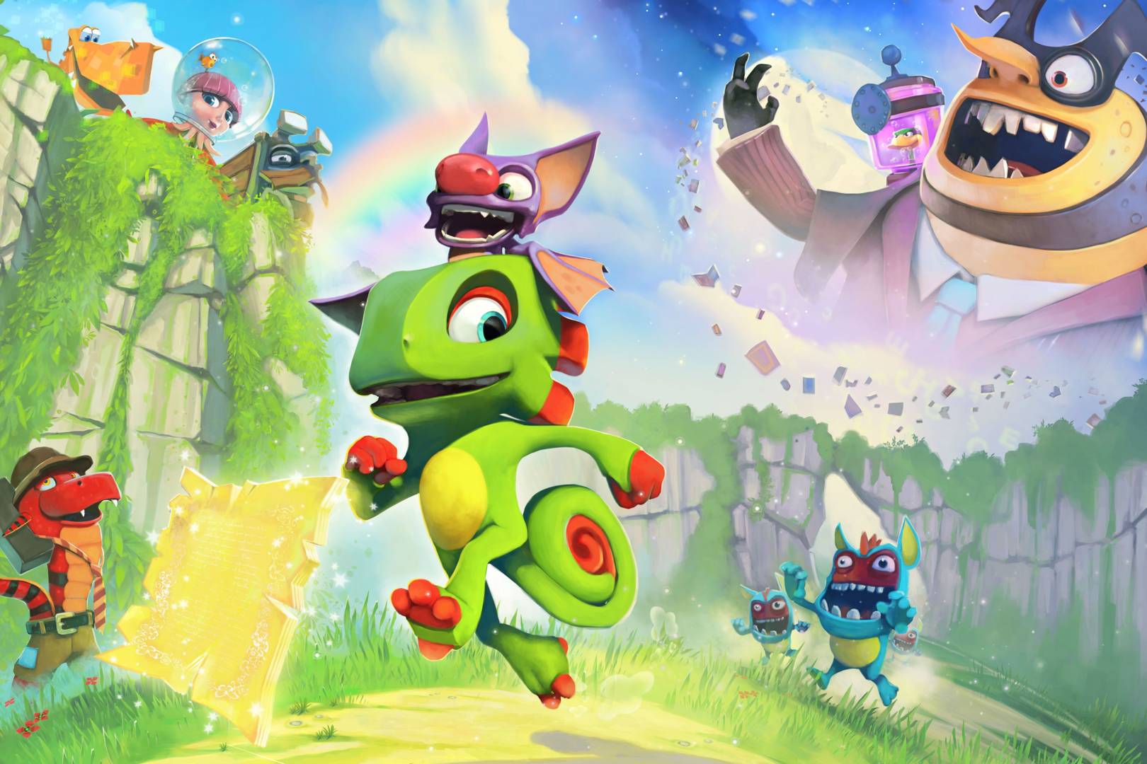 Kickstarter smash Yooka-Laylee reveals eight local multiplayer games