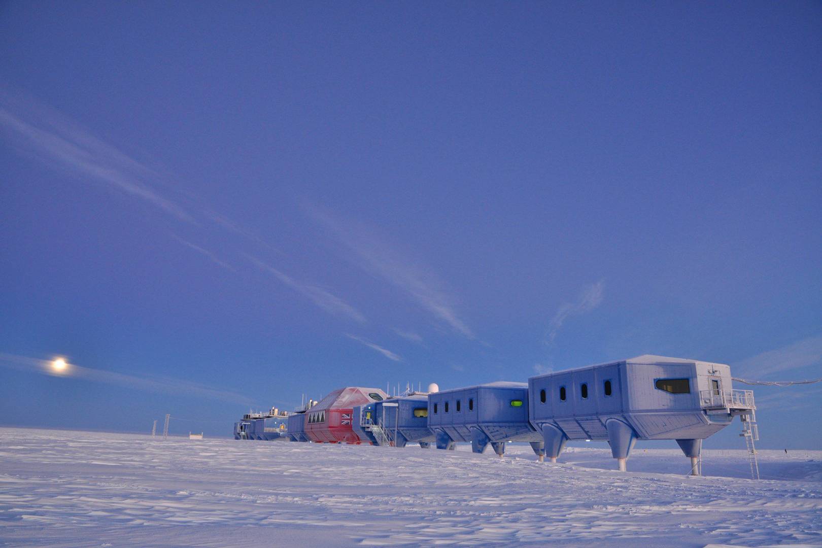 Vast ice chasm forces British Antarctic research station to relocate