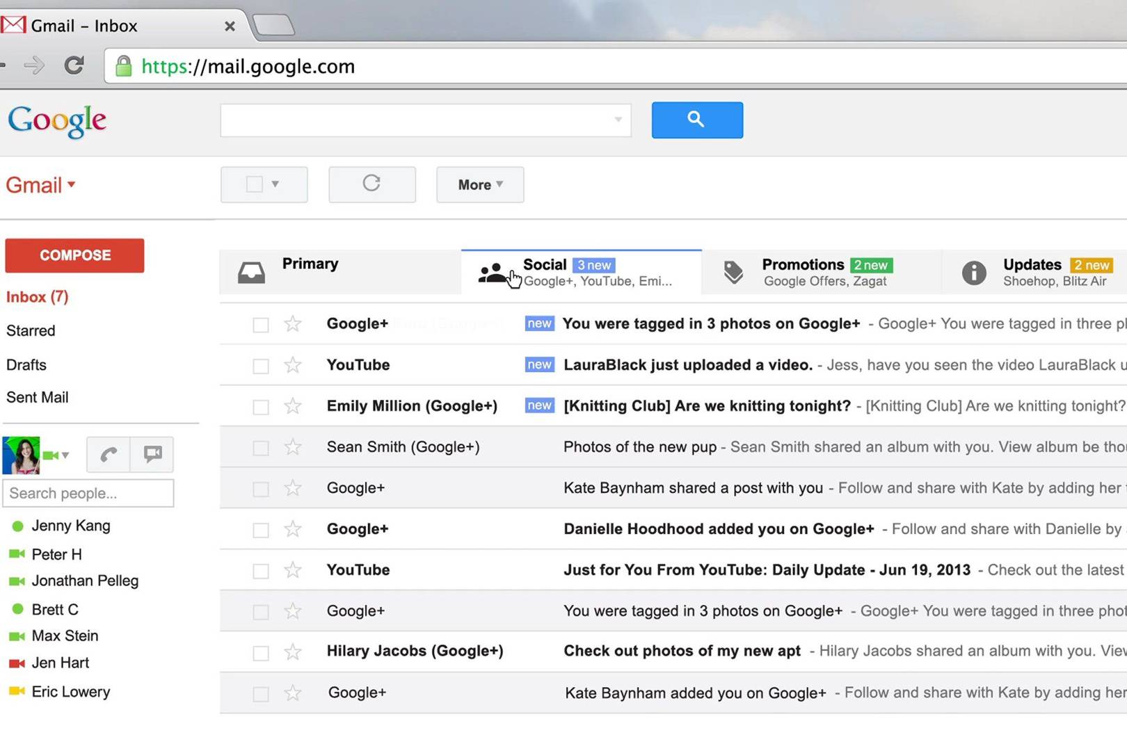 insert screenshot into kiwi for gmail
