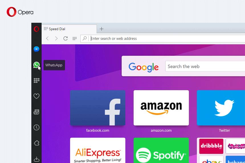 Opera update lets you jump straight into WhatsApp chats from the browser