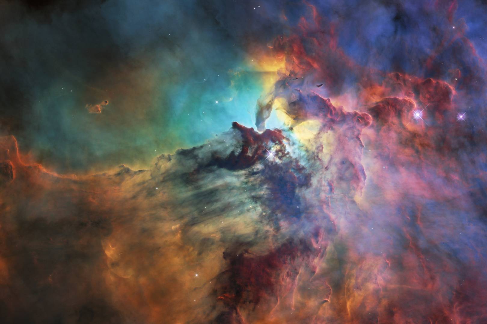 As Hubble turns 28, check out the marvel of the Lagoon Nebula