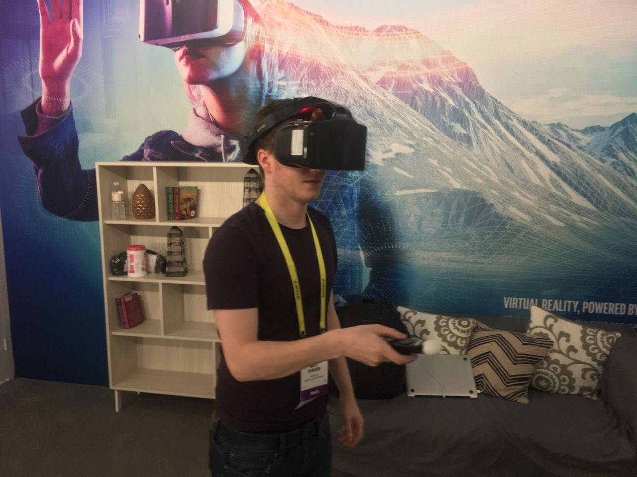 Hands-on with Intel's 'merged reality' Project Alloy headset