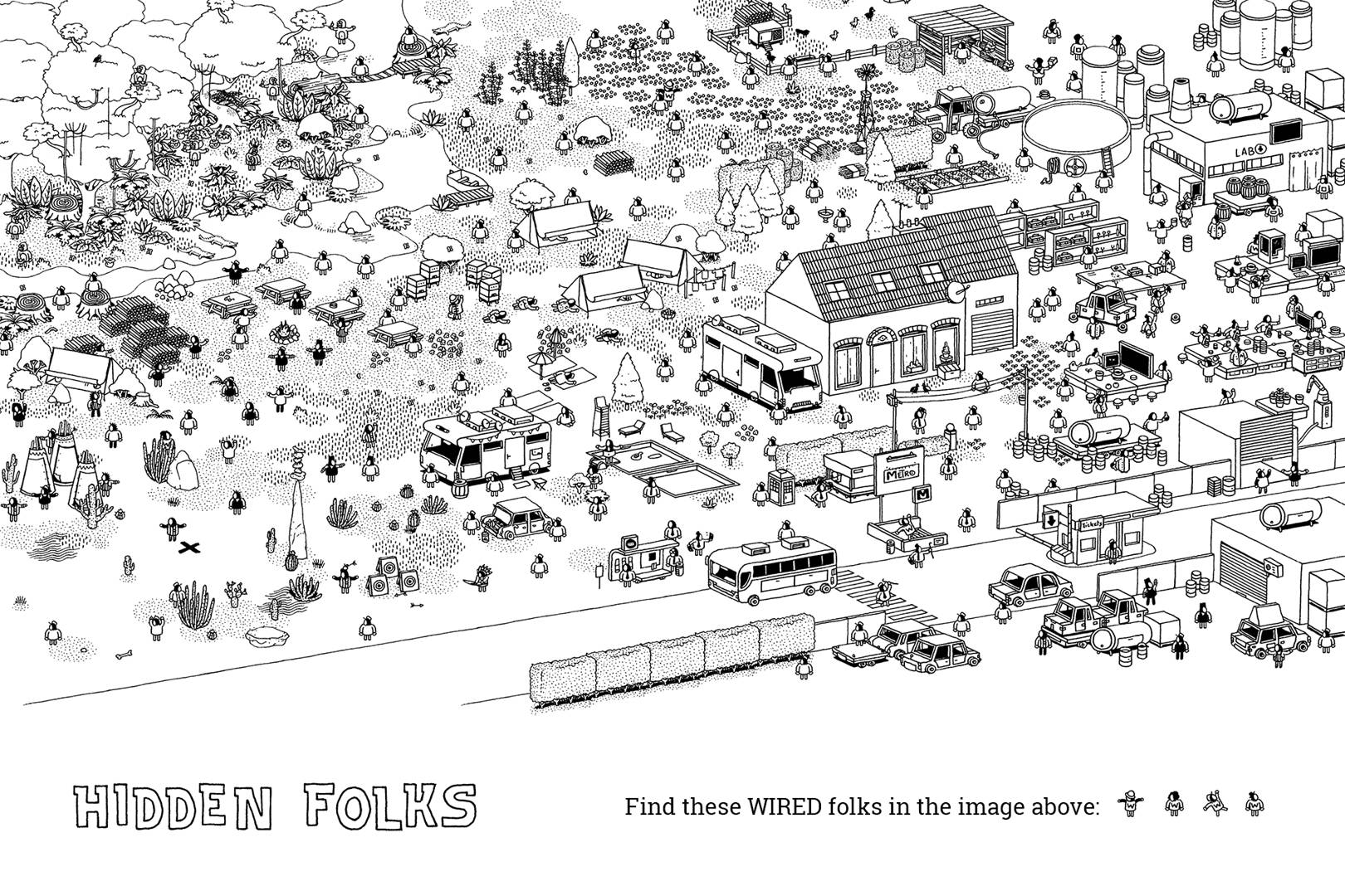 Hidden Folks is a beautiful, hand-drawn Where’s Wally for iPhone