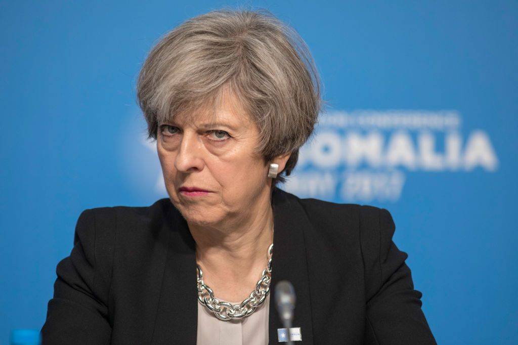 Theresa May: tech firms may be fined if they don't remove terror content
