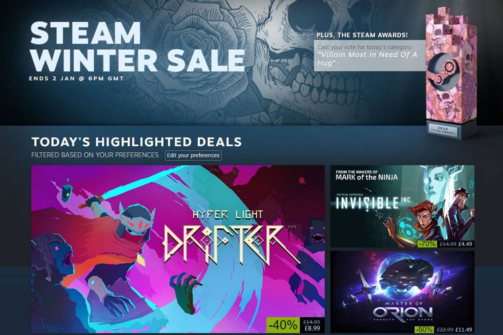 Steam S Winter Sale Is Now Live Wired Uk